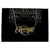 Elegant Black Gift Bag Groot Cadeauzakje (Achterkant)