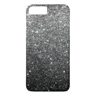 Elegant Black Glitter Luxury iPhone 8/7 Plus Hoesje