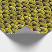 Elegant Black Gold Art Deco Artsen #1 DIY BG Cadeaupapier (Hoek)