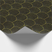 Elegant Black Gold Art Deco Artsen #2 DIY BG Cadeaupapier (Hoek)