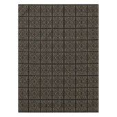 Elegant Black Gold Art Deco-ontwerp Tafelkleed (Voorkant)