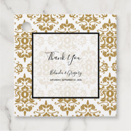 Elegant Black Gold  Bedankjes Labels