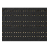 Elegant Black Gold bliks Patroonbeeld Tafelkleed (Voorkant (Horizontaal))