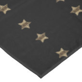Elegant Black Gold bliks Patroonbeeld Tafelkleed (Gekanteld)