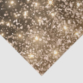 Elegant Black Gold Bronze Glitter Holiday Tissuepapier (Detail)