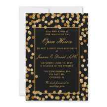 Elegant Black Gold Corporate Party