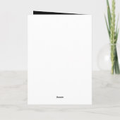 Elegant Black & Gold Custom Brother 50th Birthday Kaart (Achterkant)