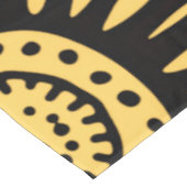 Elegant Black Gold Ethnic Floral Tablecloth Tafelkleed (Gekanteld)