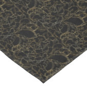 Elegant Black Gold Floral Pattern Tafelkleed (Gekanteld)
