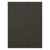 Elegant Black Gold Floral Pattern Tafelkleed (Voorkant)