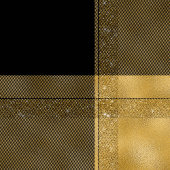 Elegant Black Gold Gift Bag Name Printed  Medium Cadeauzakje