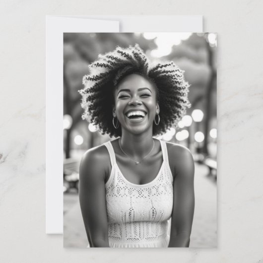 Elegant Black Gold Glitter 22nd Birthday Photo Kaart (Achterkant)