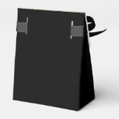 Elegant Black Gold Glitter Hartelijk dank voor uw  Bedankdoosjes (Achterkant)