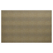 Elegant Black Gold Glitter Zigzag Chevron Pattern Stof (Yard (91,4 cm))