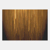 Elegant Black & Gold Jubileum Inpakpapier Vel (Voorkant 2)