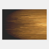 Elegant Black & Gold Jubileum Inpakpapier Vel (Voorkant 2)