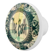 Elegant Black Gold Keramische Knop (Rechts)