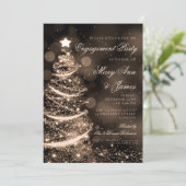 Elegant Black & Gold-kerstfeestdag Kaart (Staand voorkant)