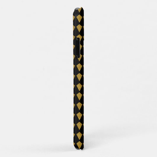 Elegant Black & Gold Monogram Letter "P" Case-Mate iPhone Case (Achterkant/rechts)