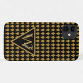 Elegant Black & Gold Monogram Letter "P" Case-Mate iPhone Case (Achterkant (horizontaal))