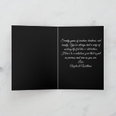 Elegant Black Gold Onyx Pearl 70th Birthday Kaart (Binnen)