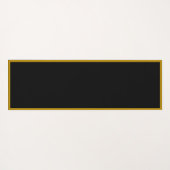 Elegant Black Gold Phoenix Rising Zen Yoga Namaste Yogamat (Achterkant (horizontaal))