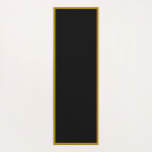 Elegant Black Gold Phoenix Rising Zen Yoga Namaste Yogamat (Achterkant)