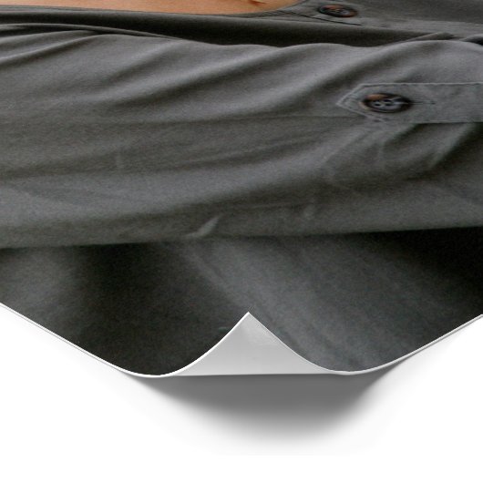 Elegant Black Gold Photo Memorial Welcome Sign Poster (Hoek)