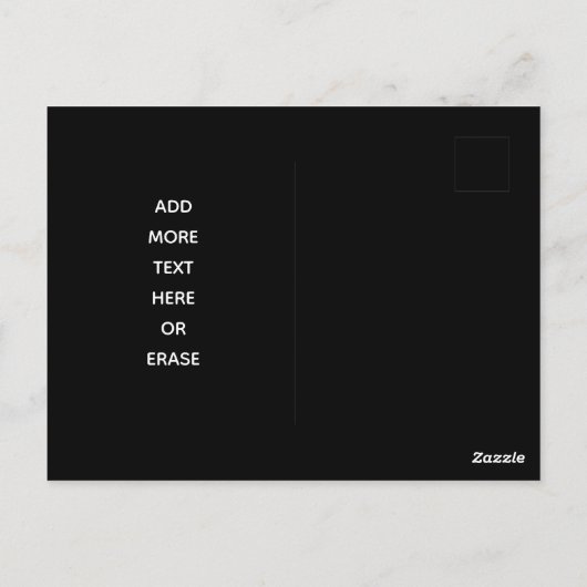 Elegant Black Gold Tennis-racks toevoegen aangepas Briefkaart (Achterkant)