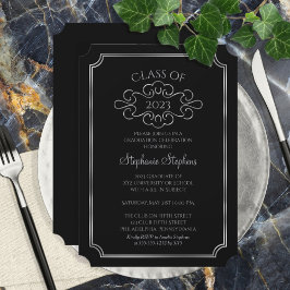 Elegant Black |Graduatiepartij bij het "Silver Col Kaart