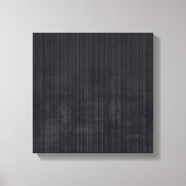 Elegant Black Gray rustige vezels, gestript abstra Canvas Afdruk