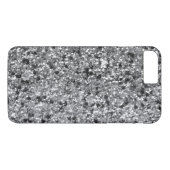 Elegant Black & Grey Faux Glitter GR 1 Case-Mate iPhone Case (Achterkant (Horizontaal))