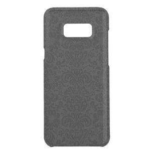Elegant Black & Grey Floral DamasPattern Get Uncommon Samsung Galaxy S8 Plus Case