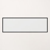 Elegant Black Grey Zen Yoga Namaste Personalizeerd Yogamat (Achterkant (horizontaal))