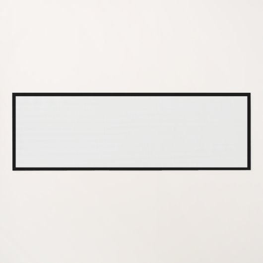 Elegant Black Grey Zen Yoga Namaste Personalizeerd Yogamat (Achterkant (horizontaal))