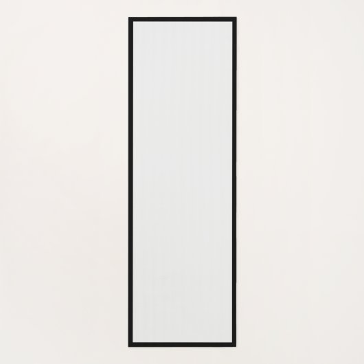 Elegant Black Grey Zen Yoga Namaste Personalizeerd Yogamat (Achterkant)