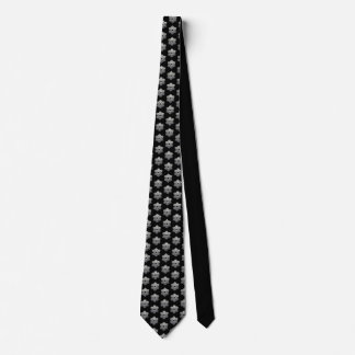 Elegant Black I Metallic kerstsnowflake Stropdas