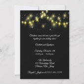 Elegant Black kerstfeest Kaart (Voorkant)