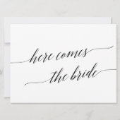 Elegant Black komt hier voor de uitnodiging voor h (Achterkant)