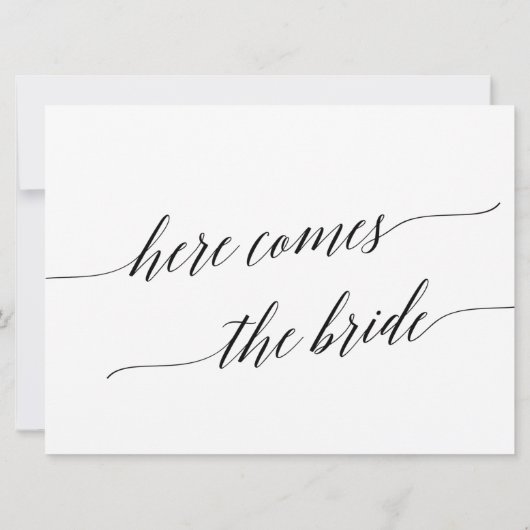 Elegant Black komt hier voor de uitnodiging voor h (Achterkant)