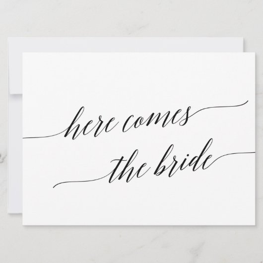 Elegant Black komt hier voor de uitnodiging voor h (Voorkant)