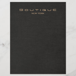 Elegant Black Linen look Flyer