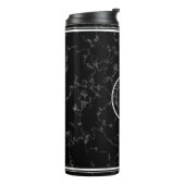 Elegant Black Marble 5 jaar Jubileum Thermosbeker (Gedraaid links)