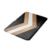 Elegant Black Marmer Badmat (Gekanteld)