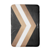 Elegant Black Marmer Badmat (Voorkant Verticaal)