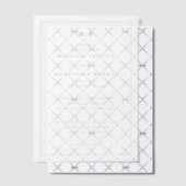 Elegant Black Minimalist Wedding Invitation Vellum Uitnodigingen (Offset (Uitnodiging))
