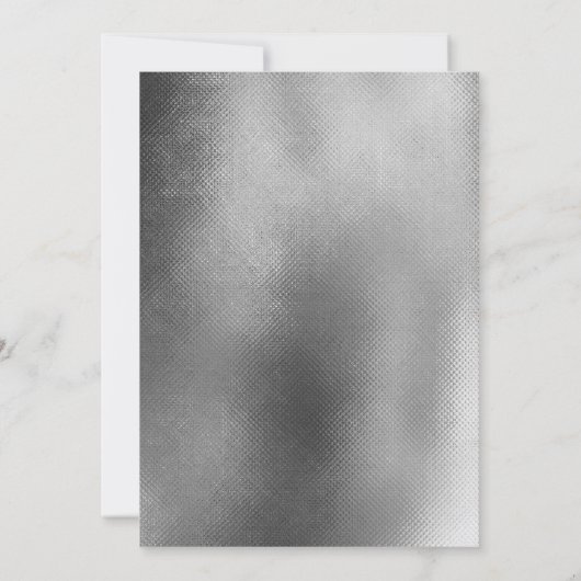 Elegant Black Monogram Wedding Uitnodiging (Achterkant)