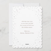 Elegant Black Nativity Scene Stars Christian Feestdagenkaart (Achterkant)