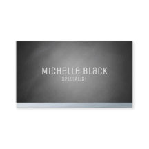 Elegant Black Ombre Chalkboard Visitekaartjes
