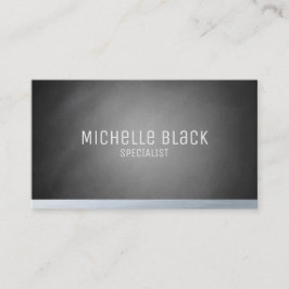 Elegant Black Ombre Chalkboard Visitekaartjes